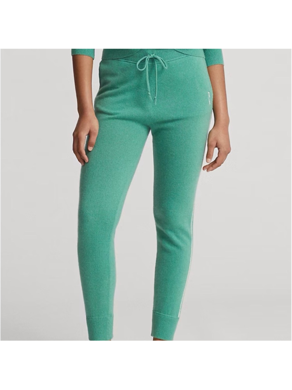 Ralph Lauren RLX Ratf Green cashmere Jogger Pants Size S #0055